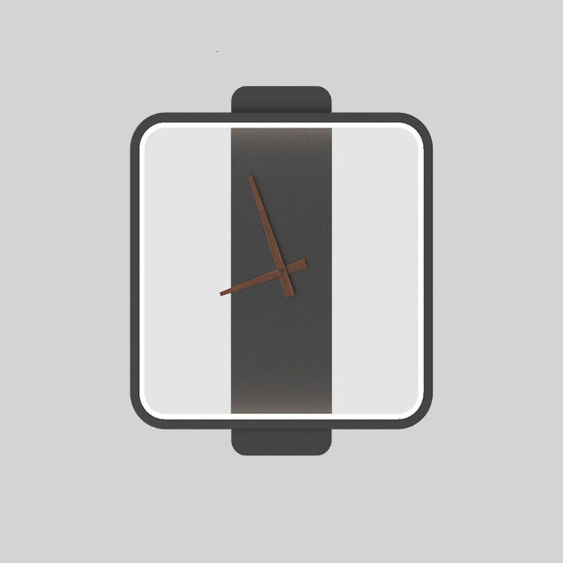 GlowTime Nordic Fusion Lamp – LED Clock Wall Light for Smart & Stylish Bedrooms Clock Wall Light