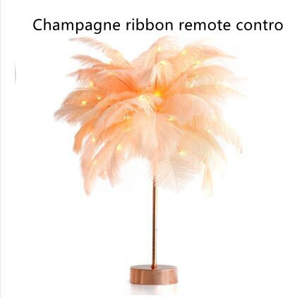 FeatherGlow™ Luxe LED Table Lamp – Soft Feather Bedside Light for Modern Bedroom & Romantic Decor" Feather Lamp
