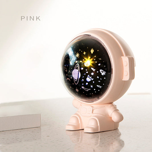 CosmoGlow™ Astronaut Star Projector – 360° Rotating Galaxy Night Light with Nebula Effect | Dreamy Space Decor Lamp for Kids, Teens & Home Ambience Astronaut Projector – 360°