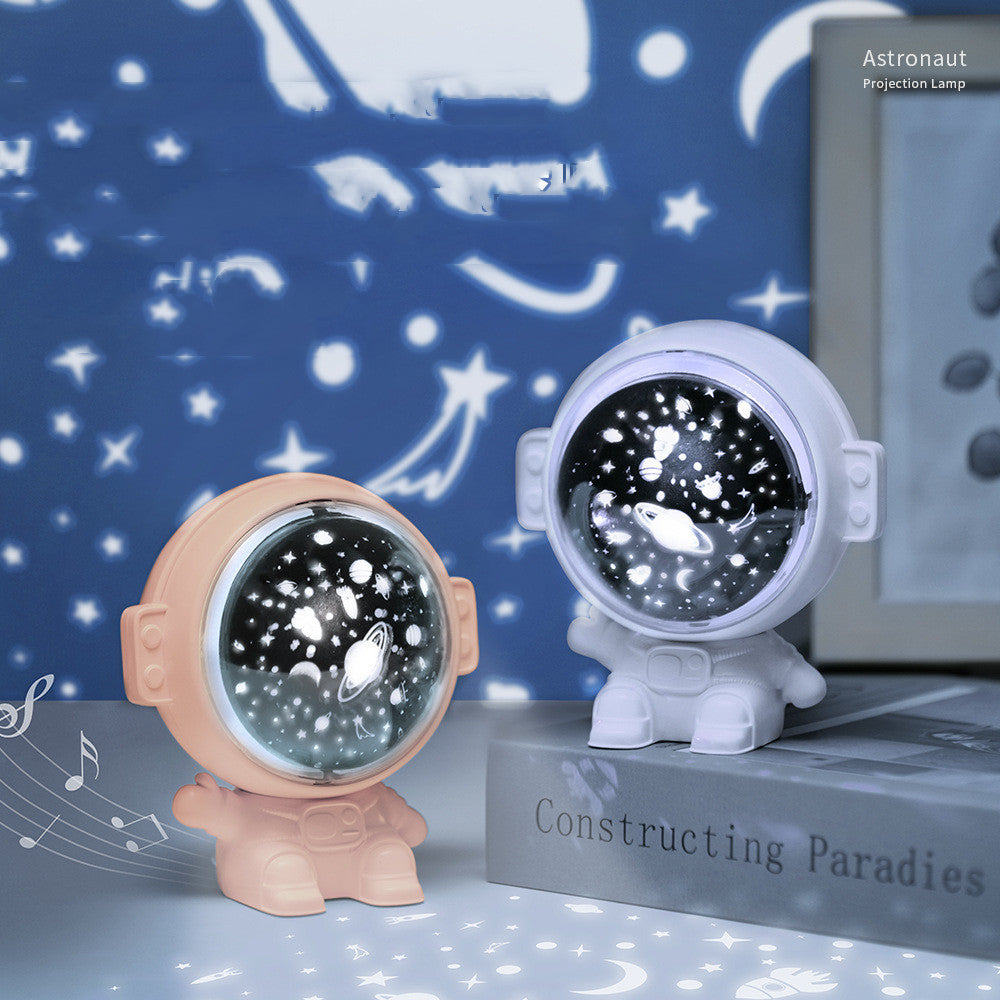 CosmoGlow™ Astronaut Star Projector – 360° Rotating Galaxy Night Light with Nebula Effect | Dreamy Space Decor Lamp for Kids, Teens & Home Ambience Astronaut Projector – 360°