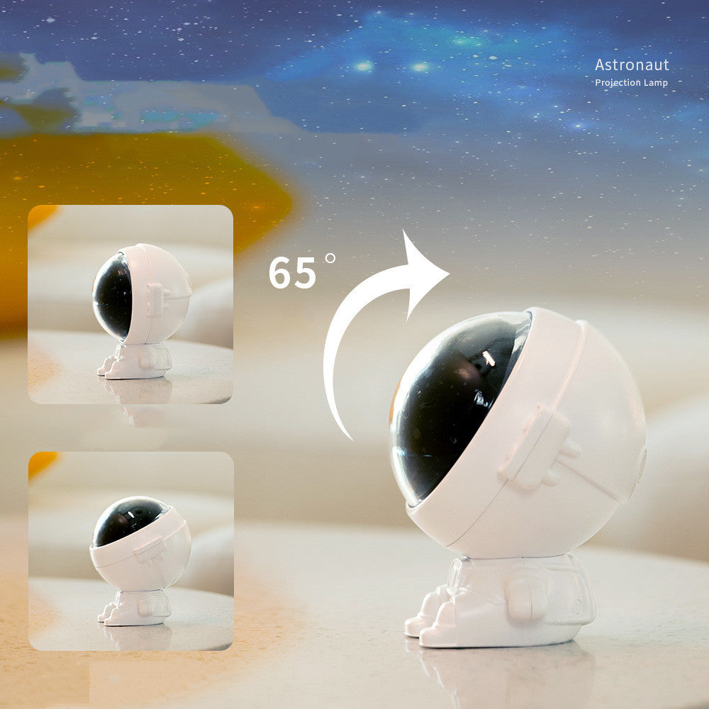 CosmoGlow™ Astronaut Star Projector – 360° Rotating Galaxy Night Light with Nebula Effect | Dreamy Space Decor Lamp for Kids, Teens & Home Ambience Astronaut Projector – 360°